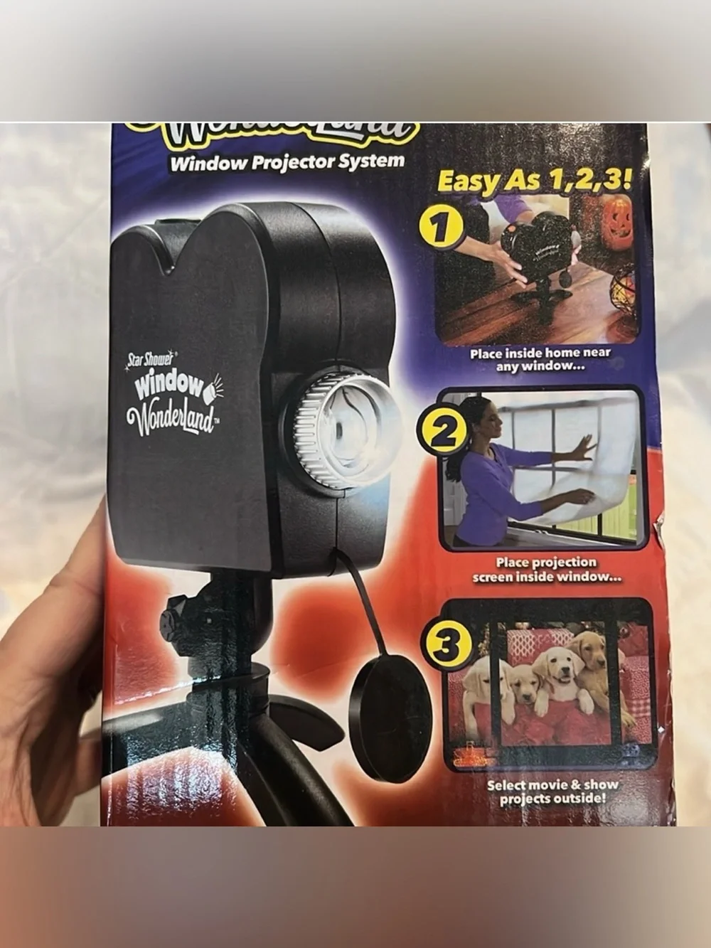 Star Shower Window Wonderland Window Projector System By BulbHead  NWT